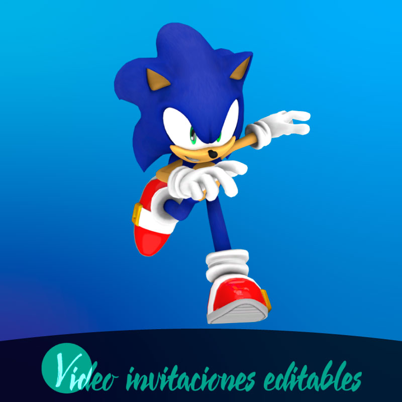 ▷ SONIC The Hedgehog animated video Invitation