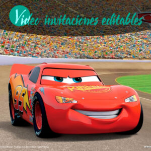 Video invitación de Cars gratis