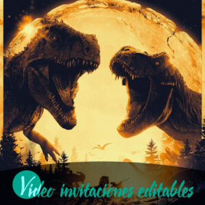 Video invitación de Jurassic World gratis