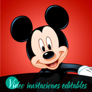 Video invitación de Mickey Mouse gratis