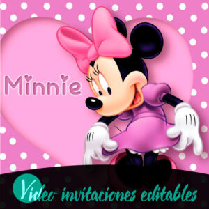 Video invitación de Minnie Mouse gratis