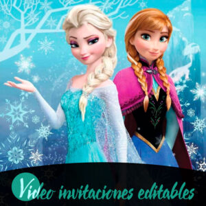 Video invitación de Frozen gratis