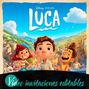 Video invitación de Luca gratis