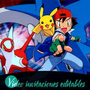 Video invitación de Pokémon gratis