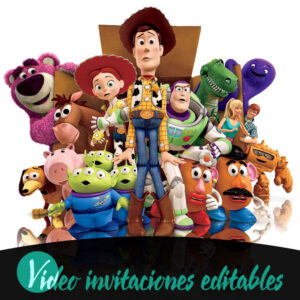 Video invitación de Toy Story gratis