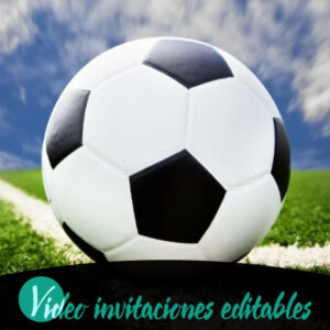 Video invitación de Fútbol gratis