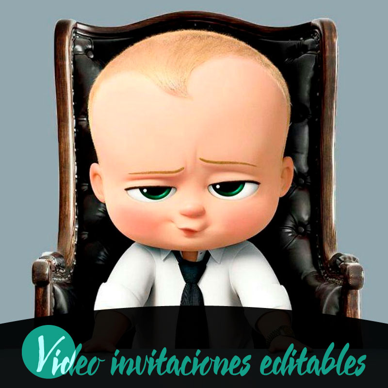 Video invitación de Jefe en Pañales 01