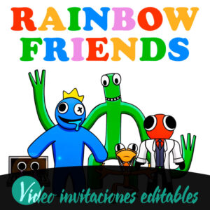 Video invitación de Rainbow Friends gratis