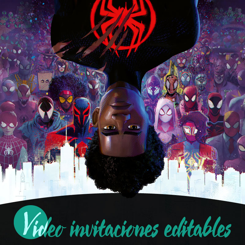 GRATIS] Invitación Hombre Araña Spiderman, Editable