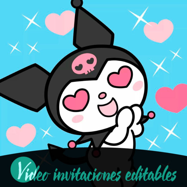 Video invitación de Baby Kuromi gratis