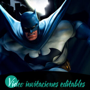 Video invitación de Batman gratis