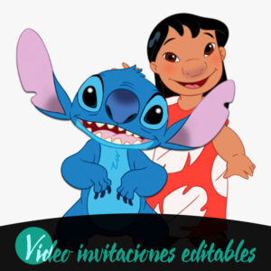 Video invitación de Lilo y Stitch gratis
