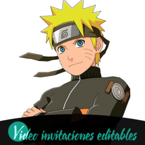 Video invitación de Naruto gratis