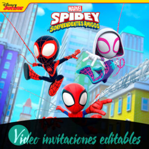 Video invitación de Spidey y sus sorprendentes amigos gratis