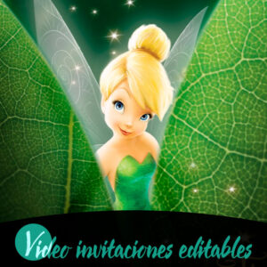 Video invitación de Tinkerbell gratis