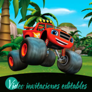 Video invitación de Blaze And The Monster Machines