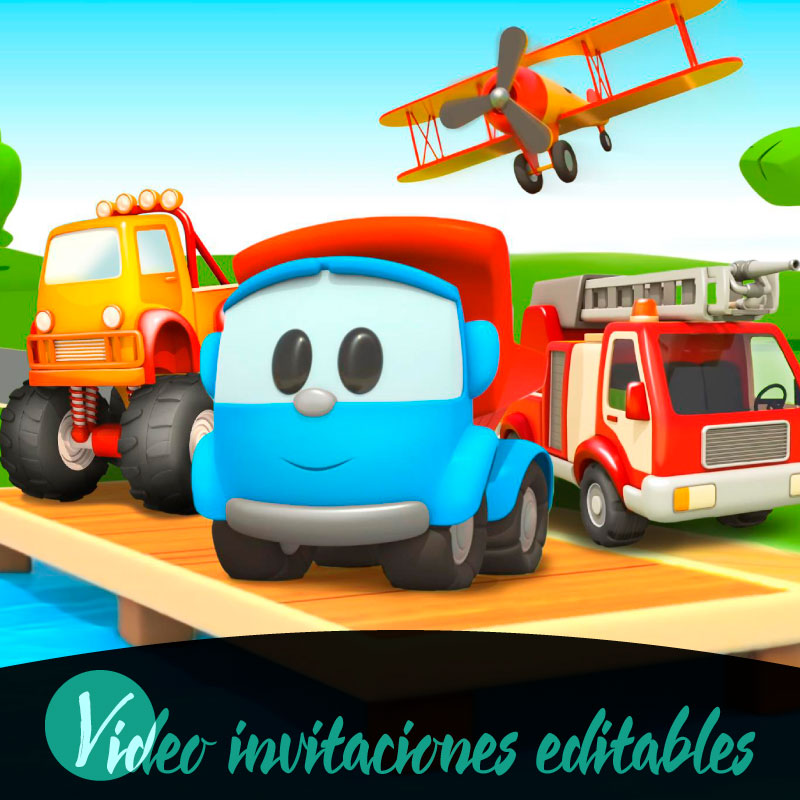 Video invitación de Leo el camión 01
