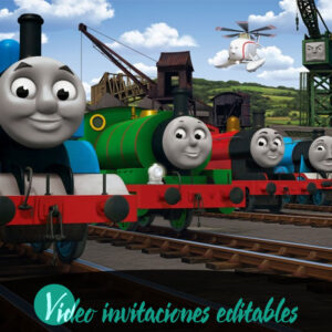 Video invitación de Thomas y sus amigos 01