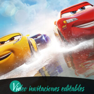 Video invitación de Cars 02