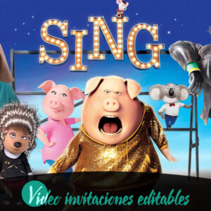 Video invitación de Sing 01