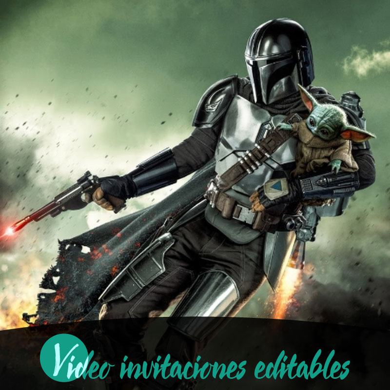 Video invitación de Star Wars - The Mandalorian 01 Video Invitaciones ...