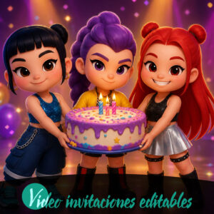 Video invitación de Las Guerreras K-Pop - Huntrix 02