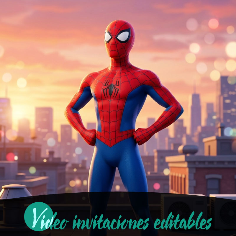 Video invitación de Spider Man 03