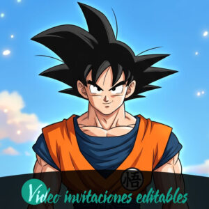 Video invitación de Gokú Dragon Ball